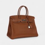 Hermès Birkin 35 Brown Leather Togo Palladium Hardware