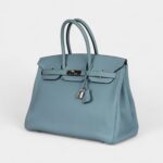 Hermès Birkin 35 Green Blue Ciel Togo Palladium Hardware