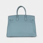 Hermès Birkin 35 Green Blue Ciel Togo Palladium Hardware