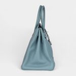 Hermès Birkin 35 Green Blue Ciel Togo Palladium Hardware