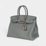 Hermès Birkin 35 Gris Mouette Togo Gold Hardware