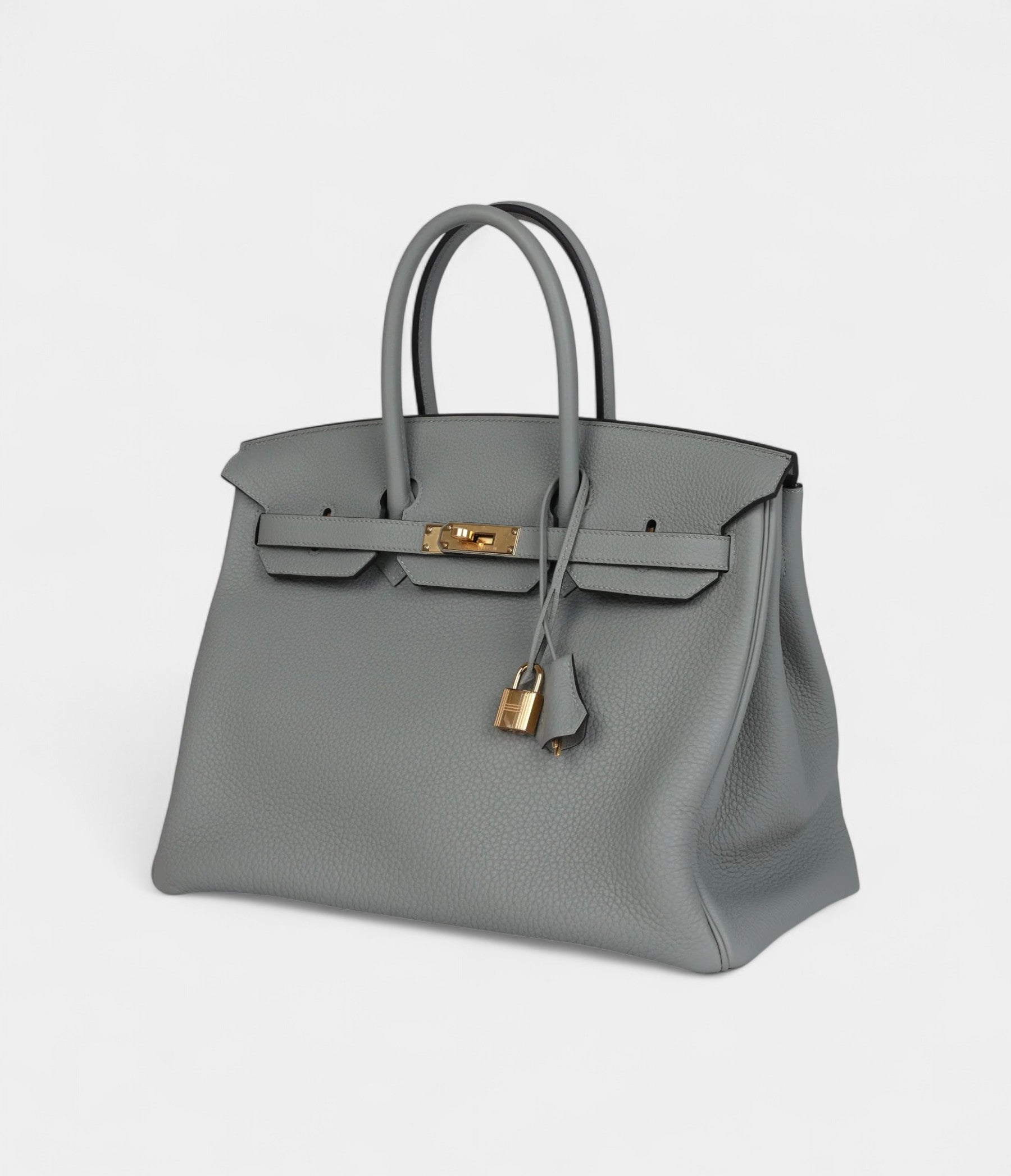 Hermès Birkin 35 Gris Mouette Togo Gold Hardware