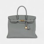 Hermès Birkin 35 Gris Mouette Togo Gold Hardware