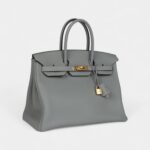Hermès Birkin 35 Gris Mouette Togo Gold Hardware
