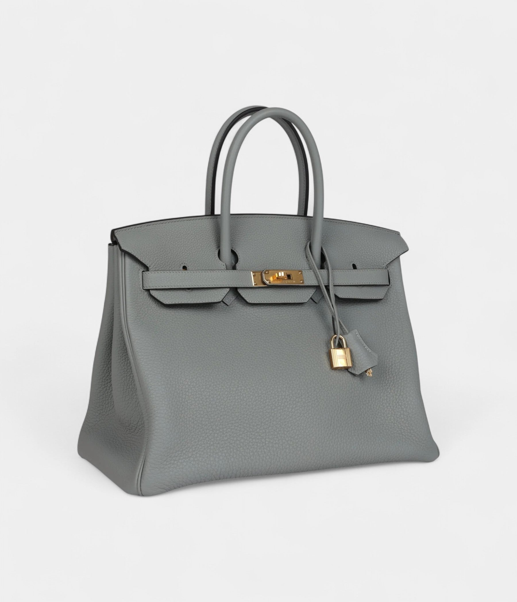 Hermès Birkin 35 Gris Mouette Togo Gold Hardware