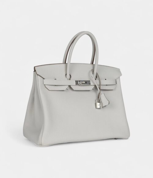 Hermès Birkin 35 Gris Pale Togo Palladium Hardware