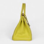 Hermès Birkin 35 Lime Candy Epsom Palladium Hardware