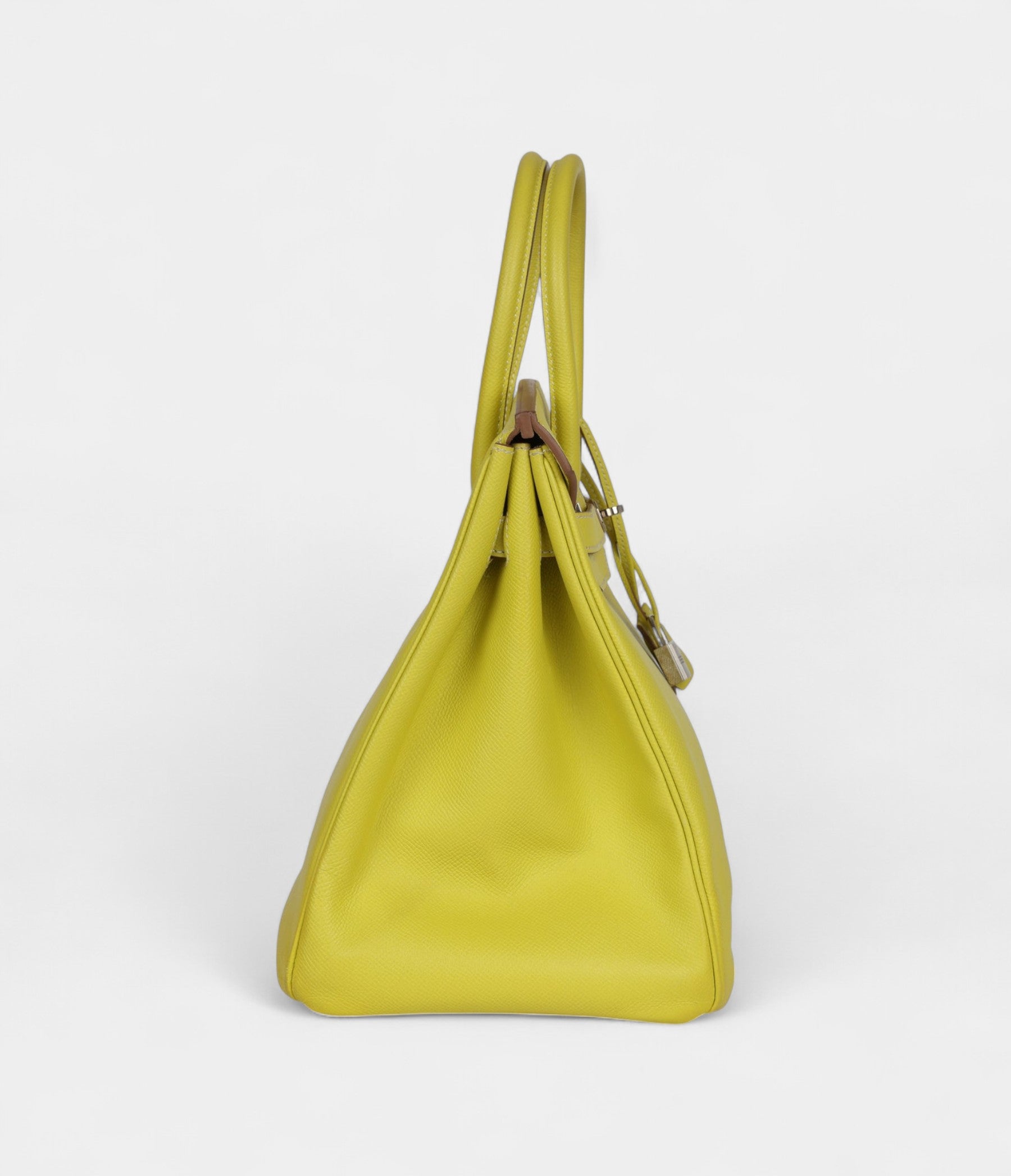 Hermès Birkin 35 Lime Candy Epsom Palladium Hardware