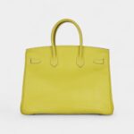 Hermès Birkin 35 Lime Candy Epsom Palladium Hardware