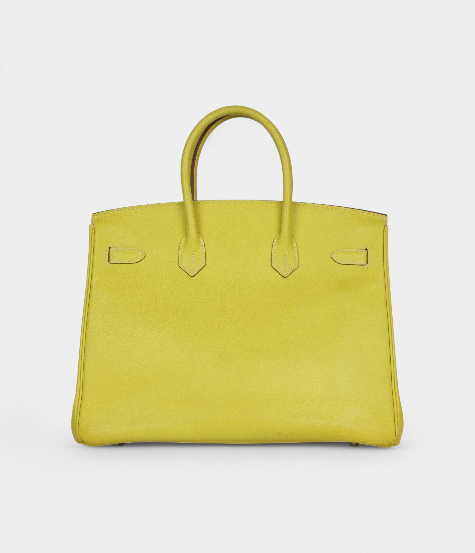 Hermès Birkin 35 Lime Candy Epsom Palladium Hardware