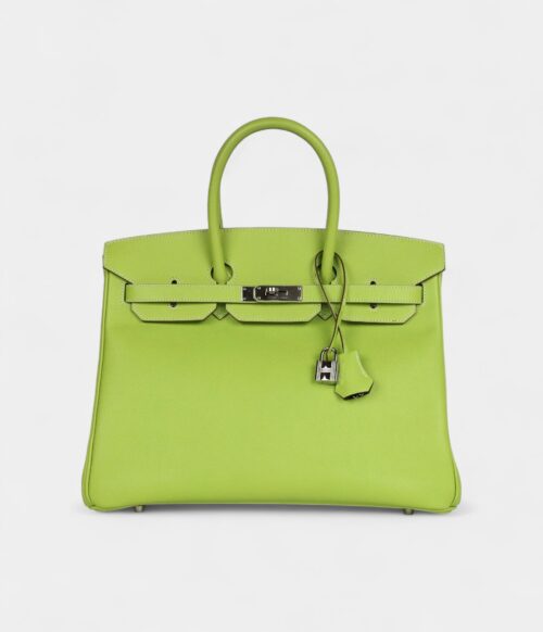 Hermès Birkin 35 Olive Green Kiwi Candy Epsom Palladium Hardware