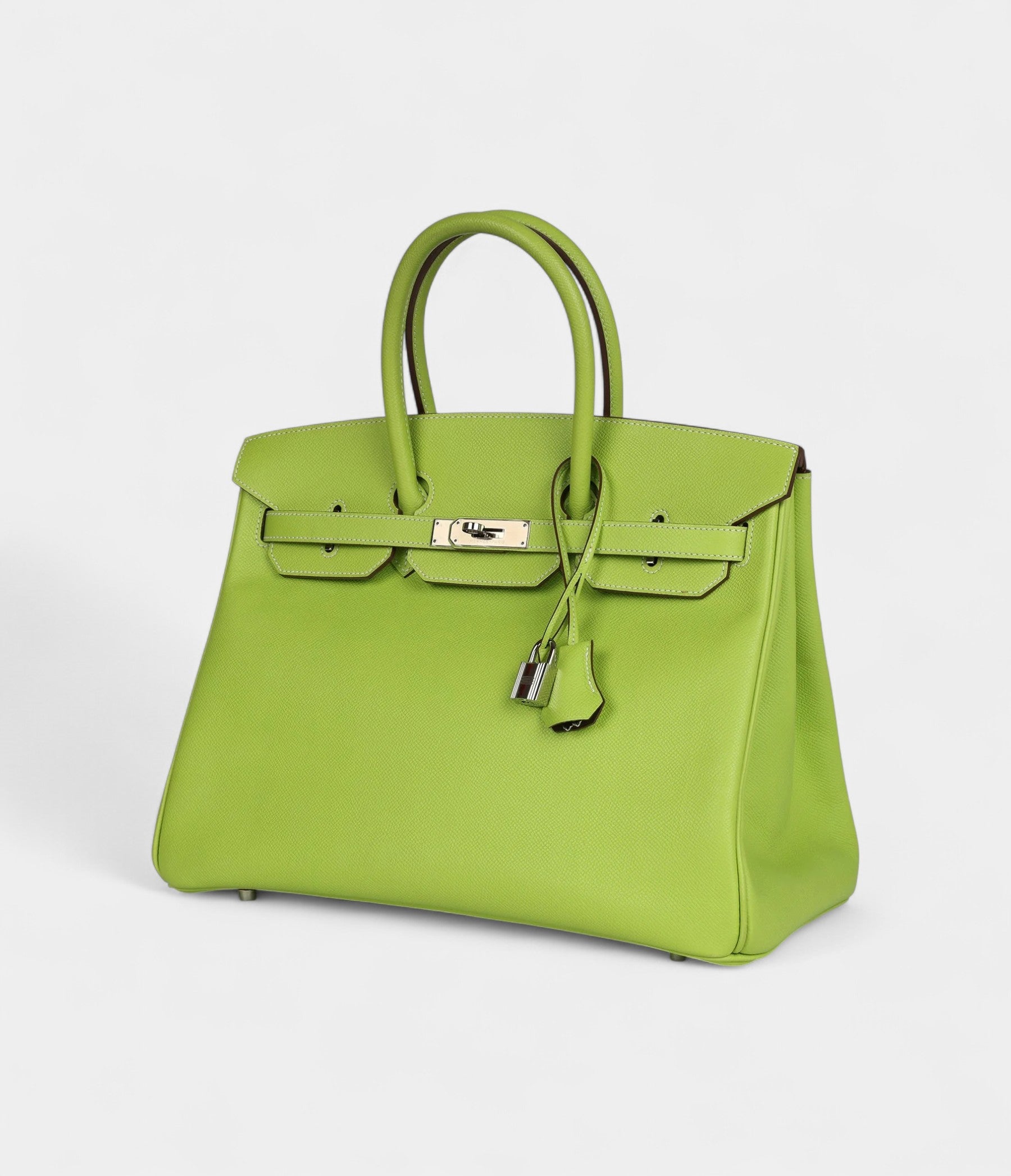 Hermès Birkin 35 Olive Green Kiwi Candy Epsom Palladium Hardware