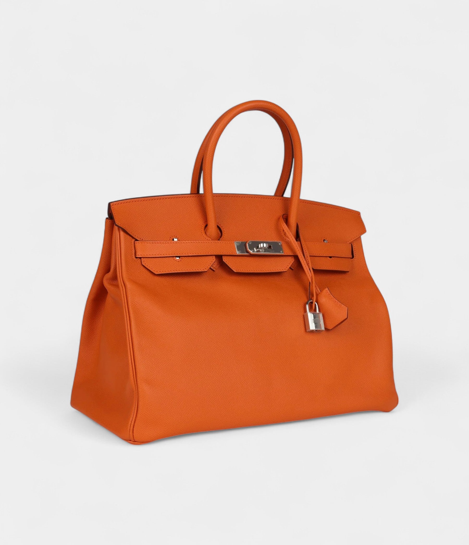 HermesBirkin35OrangeLeatherEpsomPalladiumHardware_4.jpg Hermès Birkin 35 Orange Leather Epsom Palladium Hardware