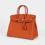 Hermès Birkin 35 Orange Togo Palladium Hardware