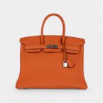 Hermès Birkin 35 Orange alladium Hardware