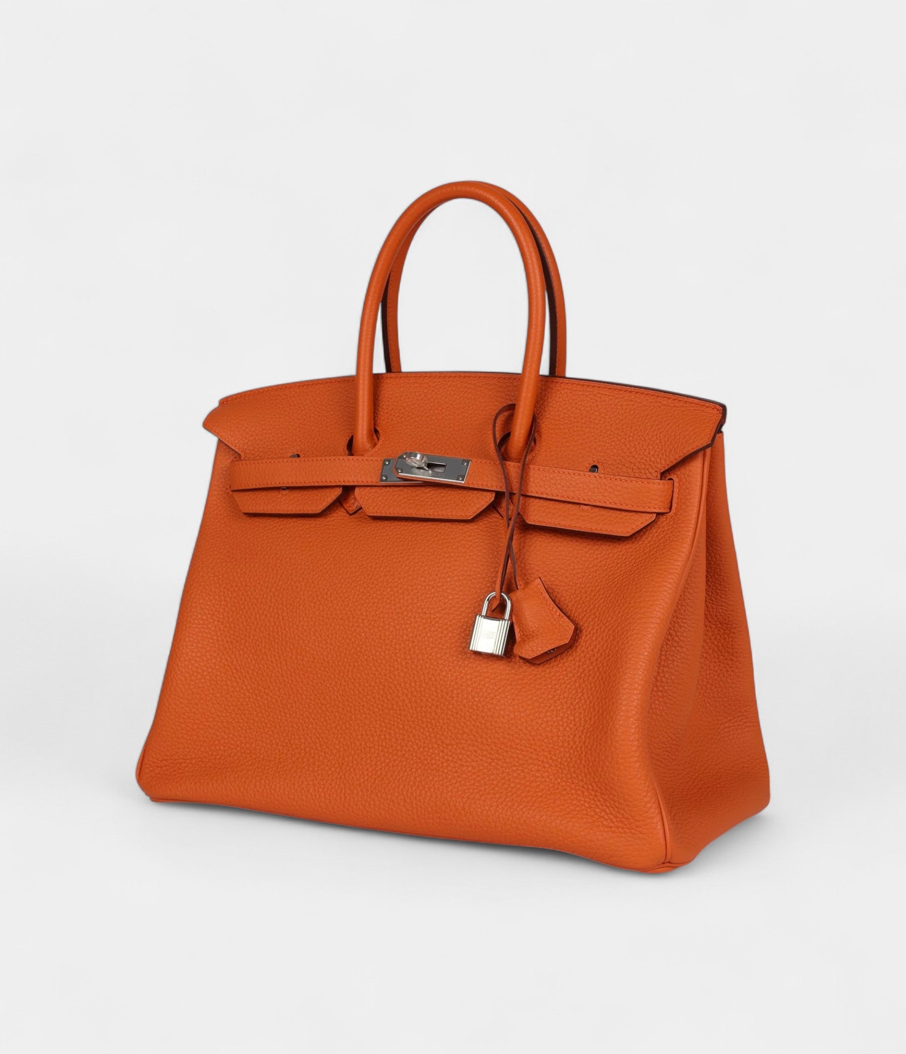 Hermès Birkin 35 Orange alladium Hardware