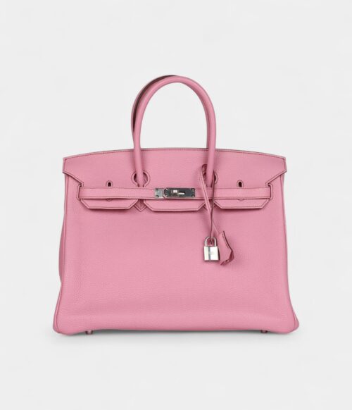 Hermès Birkin 35 Pink Bubblegum Togo Palladium Hardware