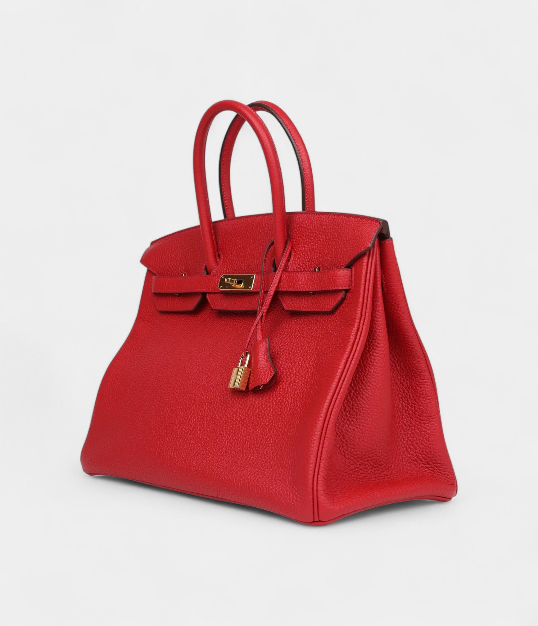 Hermès Birkin 35 Pink Rouge Casaque Togo Gold Hardware