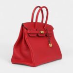 Hermès Birkin 35 Pink Rouge Casaque Togo Gold Hardware