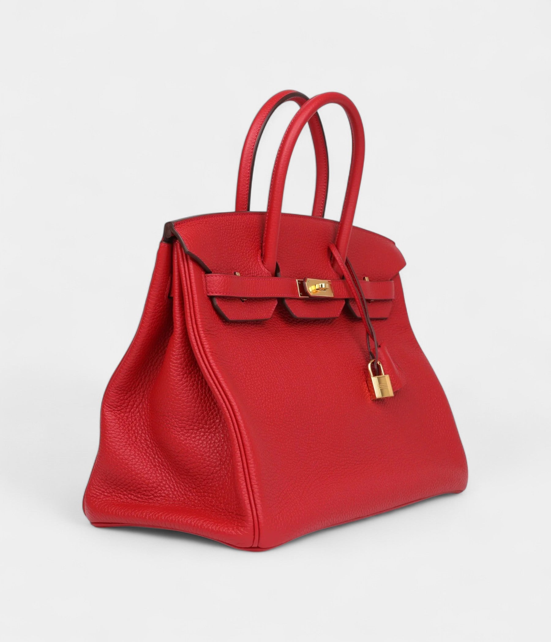 Hermès Birkin 35 Pink Rouge Casaque Togo Gold Hardware
