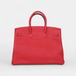 Hermès Birkin 35 Pink Rouge Casaque Togo Gold Hardware