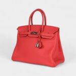 Hermès Birkin 35 Rose Jaipur Clemence Palladium Hardware