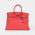 Hermès Birkin 35 Rose Jaipur Clemence Palladium Hardware