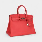 Hermès Birkin 35 Rose Jaipur Clemence Palladium Hardware