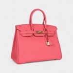 Hermès Birkin 35 Rose Lipstick Togo Hardware