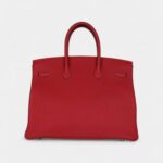 Hermès Birkin 35 Rouge Casaque Togo Gold Hardware