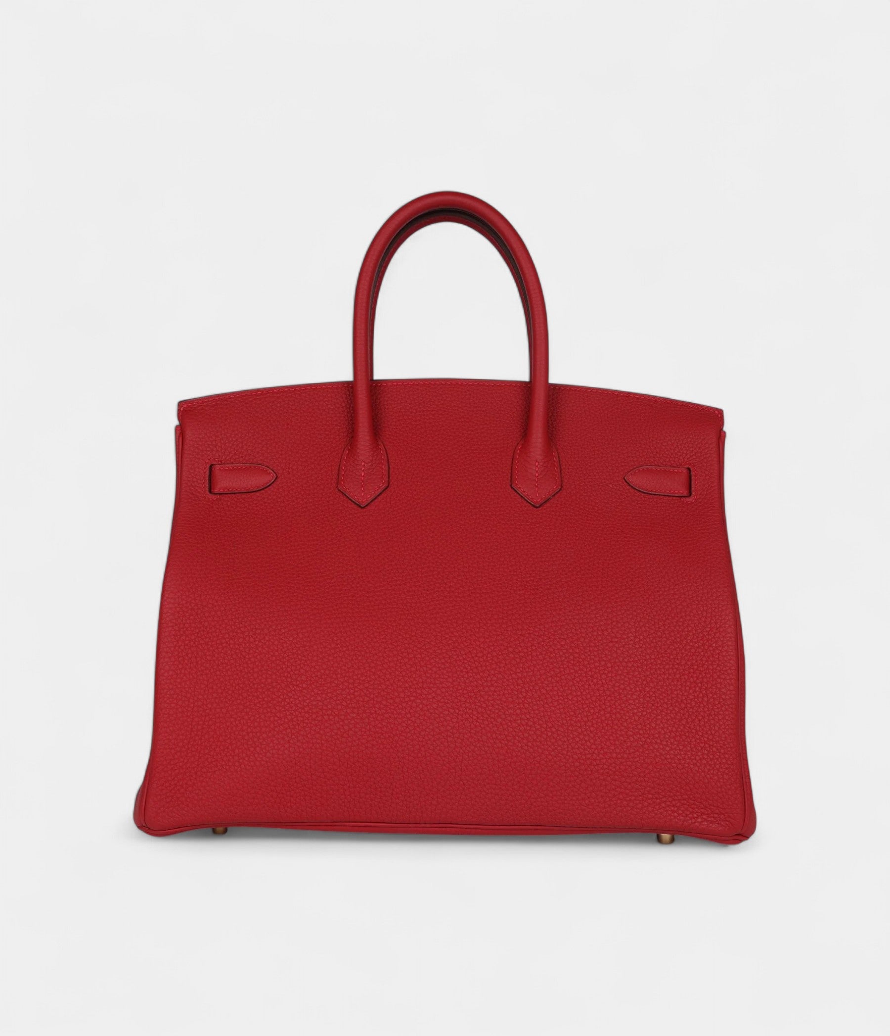Hermès Birkin 35 Rouge Casaque Togo Gold Hardware