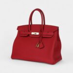 Hermès Birkin 35 Rouge Casaque Togo Gold Hardware