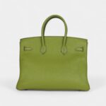 Hermès Birkin 35 Vert Anis Verso Togo Gold Hardware