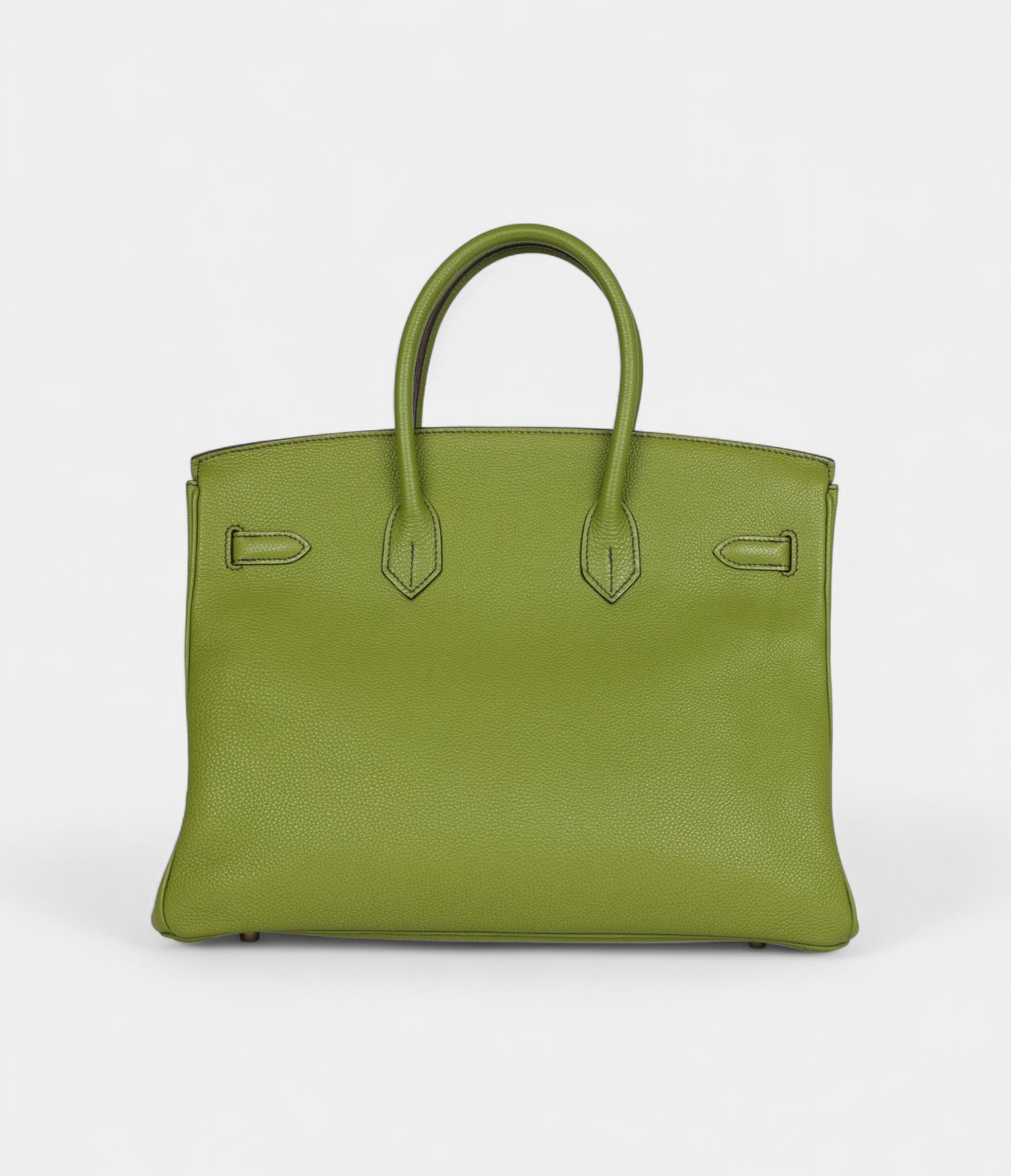 Hermès Birkin 35 Vert Anis Verso Togo Gold Hardware