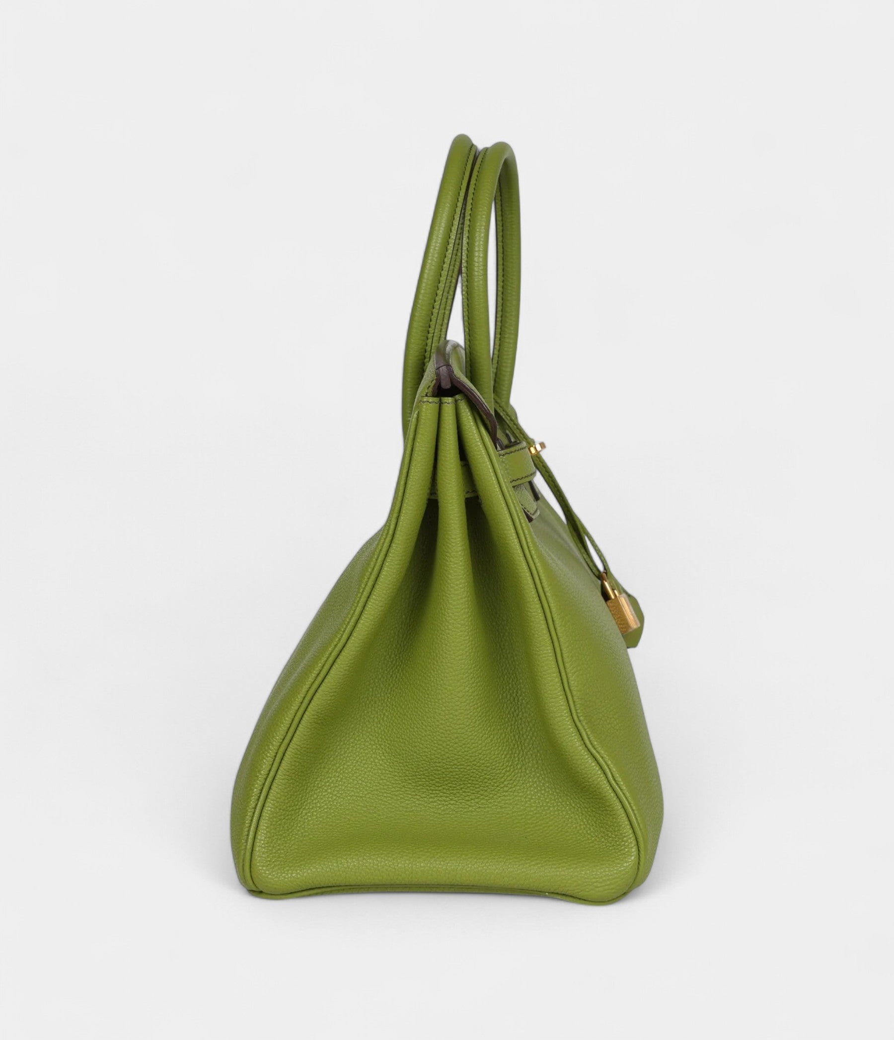 Hermès Birkin 35 Vert Anis Verso Togo Gold Hardware