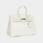 Hermès Birkin 35 White Clemence Hardware