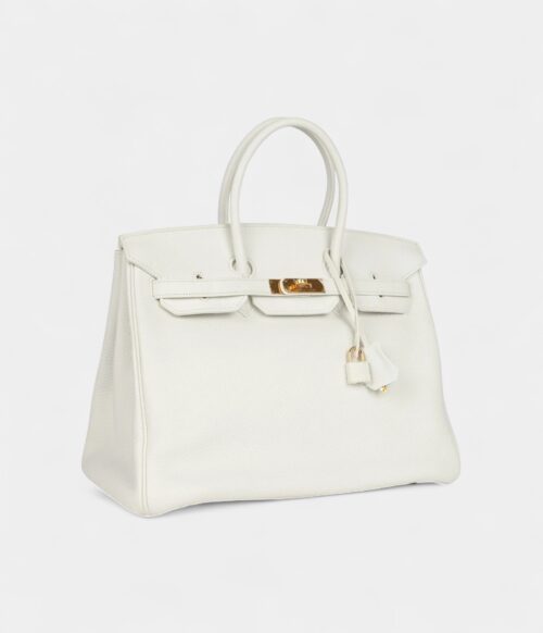 Hermès Birkin 35 White Clemence Hardware