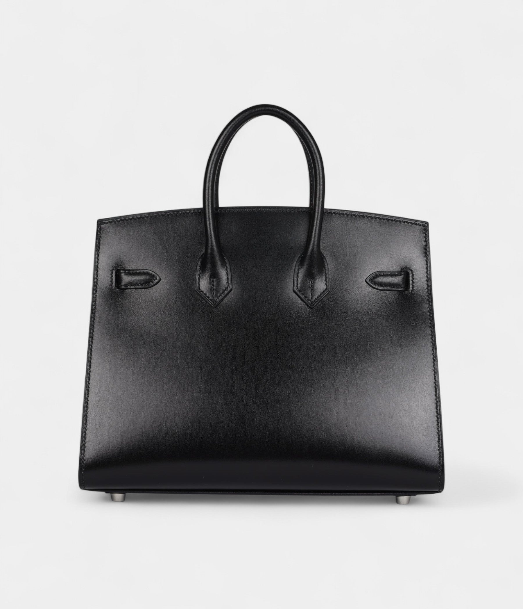 Hermès Birkin Sellier 25 Black Box Palladium Hardware