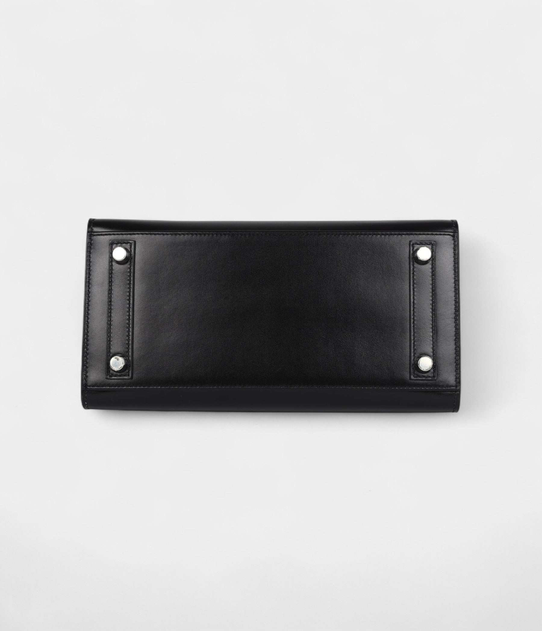 Hermès Birkin Sellier 25 Black Box Palladium Hardware