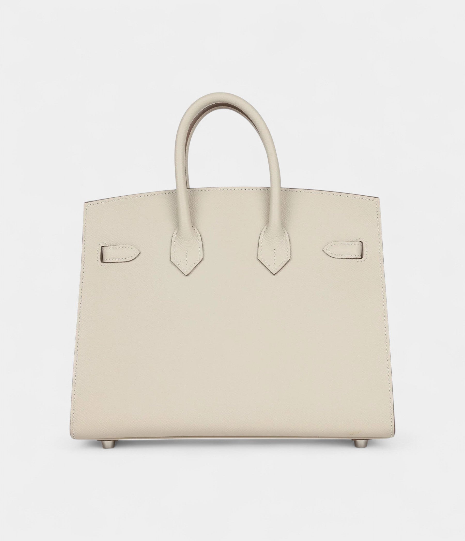 Hermès Birkin Sellier 25 Craie Epsom Palladium Hardware