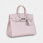 Hermès Birkin Sellier 25 Mauve Pale Epsom Palladium Hardware