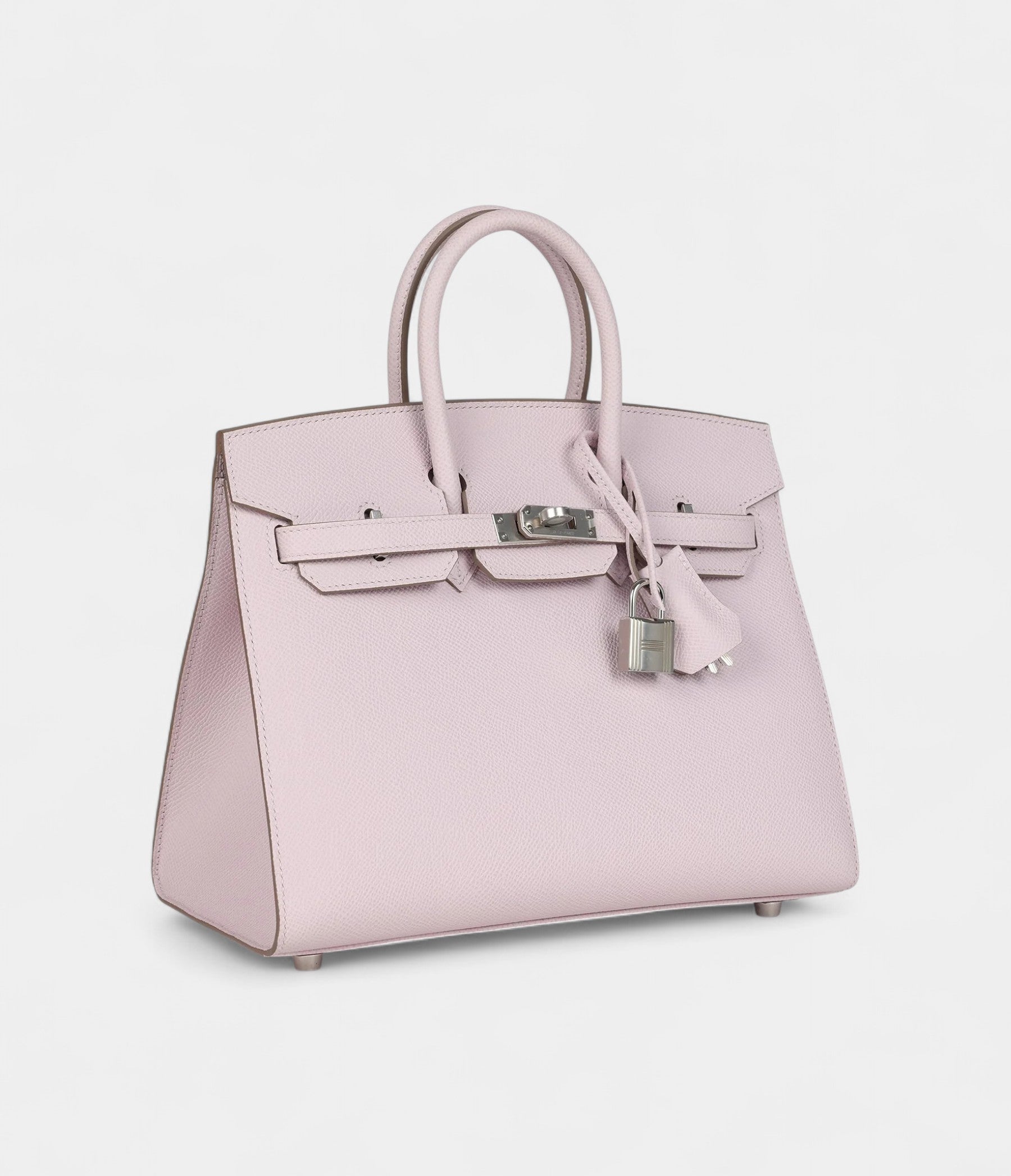Hermès Birkin Sellier 25 Mauve Pale Epsom Palladium Hardware