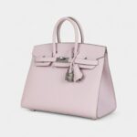 Hermès Birkin Sellier 25 Mauve Pale Epsom Palladium Hardware