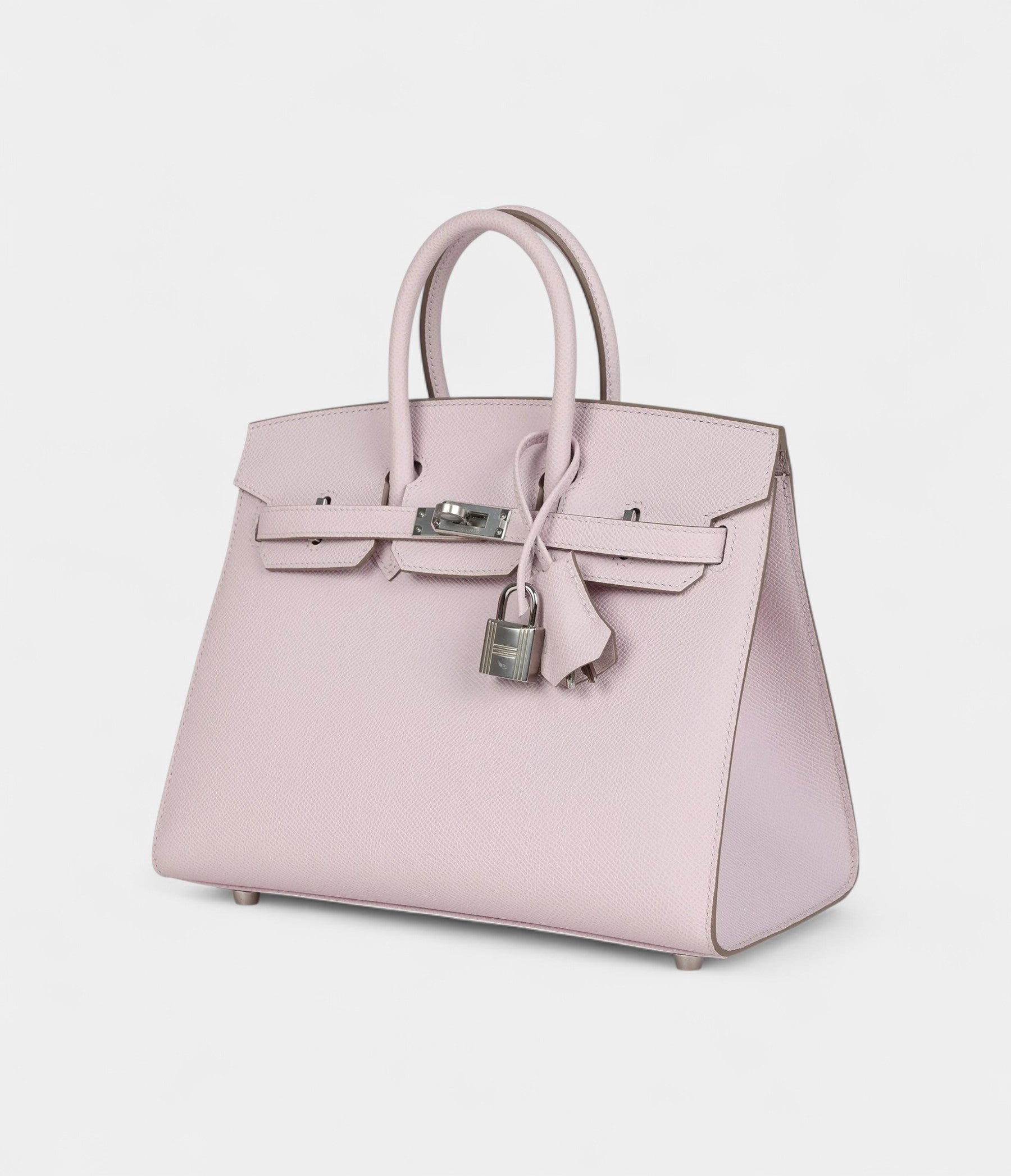 Hermès Birkin Sellier 25 Mauve Pale Epsom Palladium Hardware