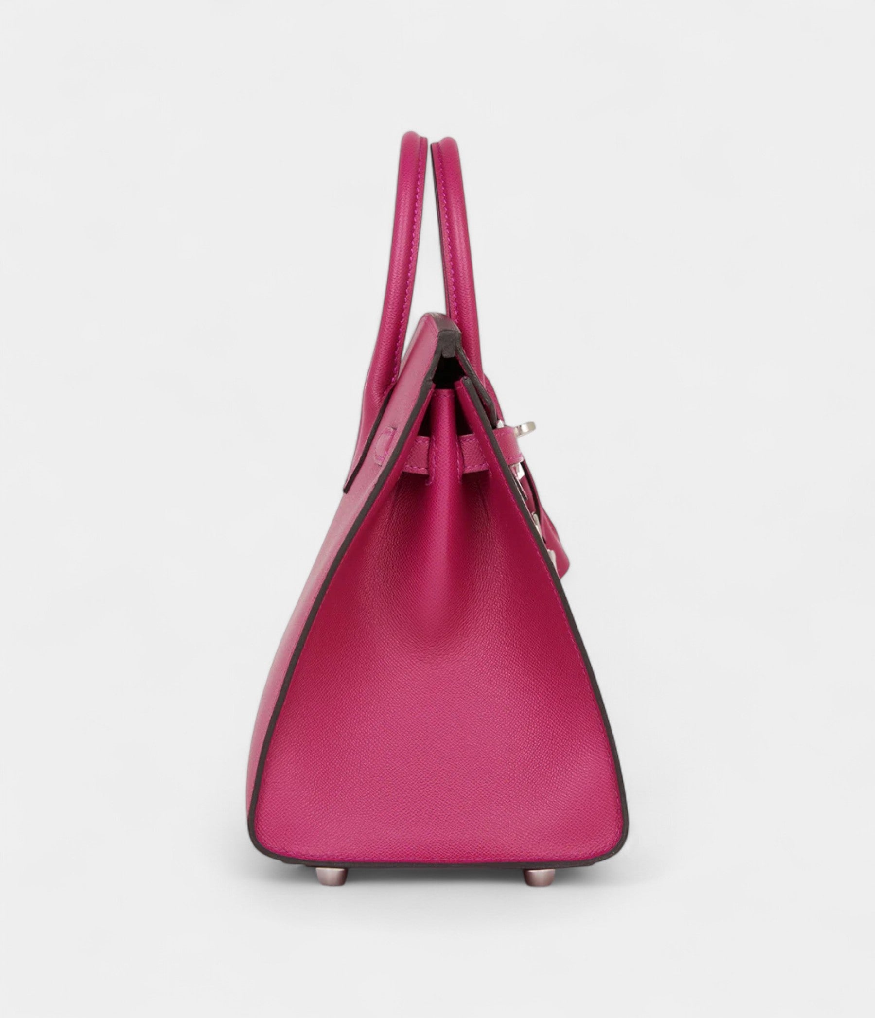 Hermès Birkin Sellier 25 Rose Pourpre Veau Madame Palladium Hardware