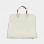 Hermès Birkin Shadow 25 Mushroom Swift Palladium Hardware