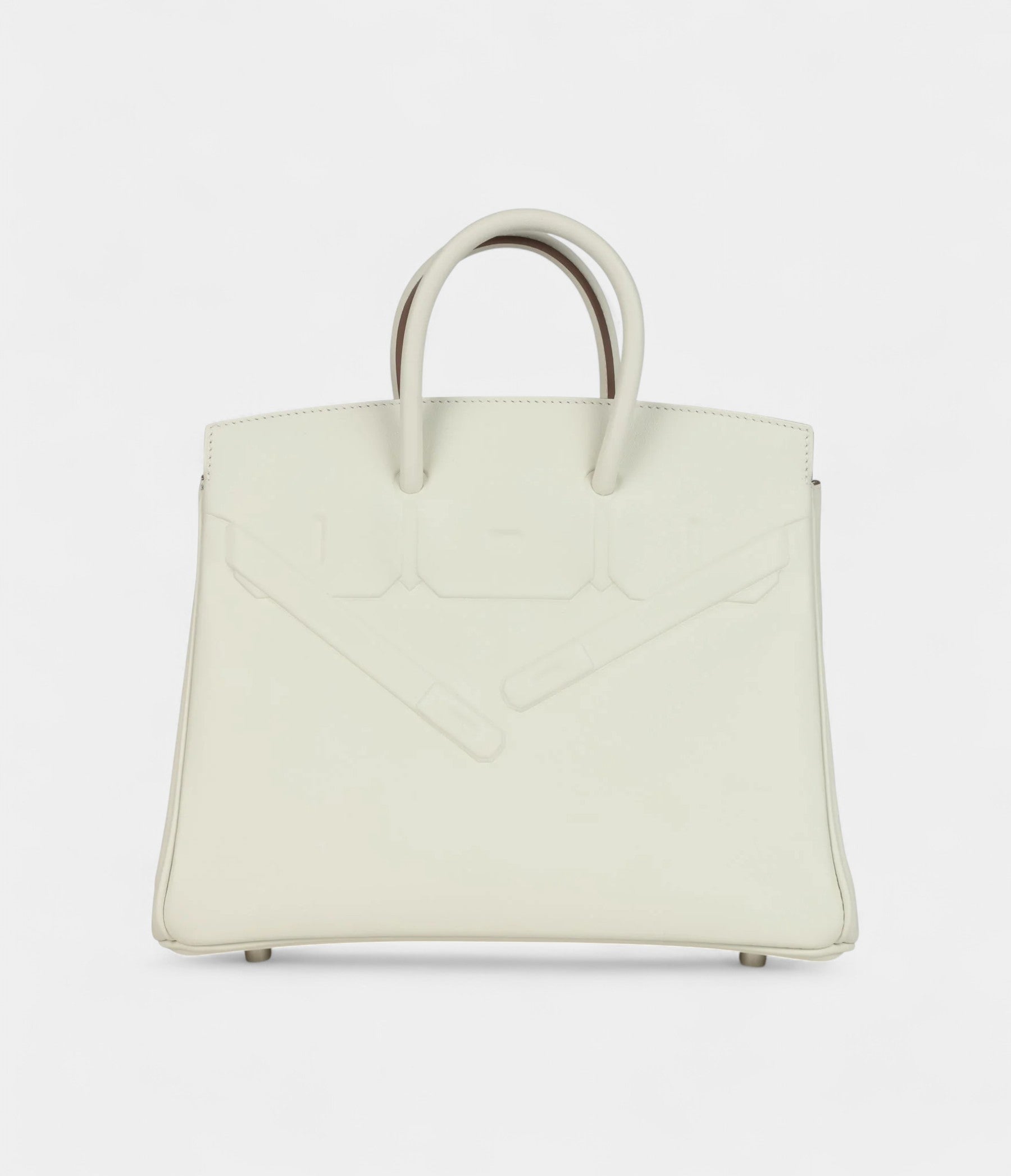 Hermès Birkin Shadow 25 Mushroom Swift Palladium Hardware