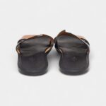 Hermes Black/Brown Leather Izmir Sandals 42 EU