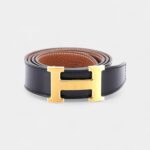 Hermès Black Leather Belt Timeless Sophistication in Every Detail