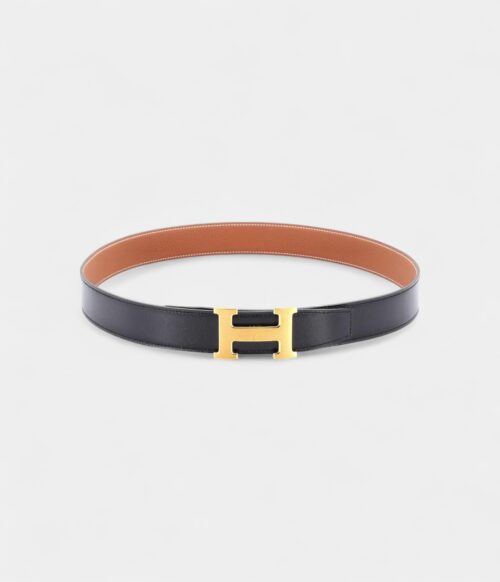 Hermès Black Leather Belt Timeless Sophistication in Every Detail